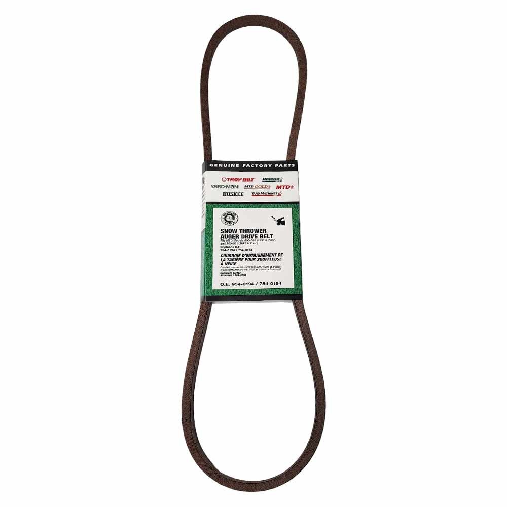 754-0194 Courroie d'engagement de la tarière Mtd