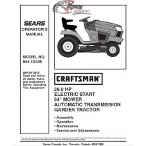 944.10108 – Craftsman Parts Manual