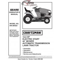 944.60423 Craftsman Parts Manual