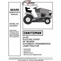 944.60437 Craftsman Parts Manual