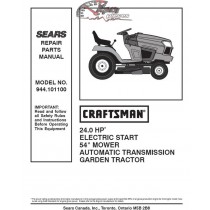 944.101100 Craftsman Parts Manual