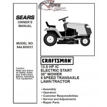944.600031 Craftsman Parts...
