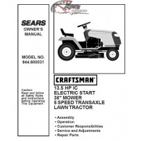 944.600031 Craftsman Parts...