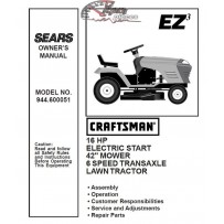 944.600051 Craftsman Parts Manual