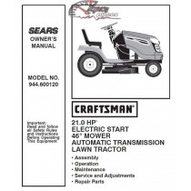 944.600120 Craftsman Parts Manual
