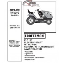 944.600130 Craftsman Parts Manual