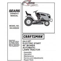 944.600230 Craftsman Parts Manual