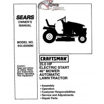 944.600880 Craftsman Parts Manual