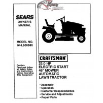 944.600880 Craftsman Parts Manual