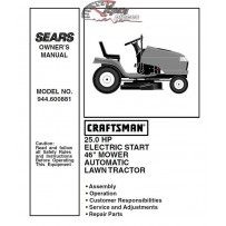 944.600881 Craftsman Parts Manual