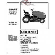 944.600901 Craftsman Parts Manual