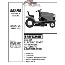 944.601051 Craftsman Parts Manual