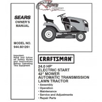 944.601261 Craftsman Parts Manual