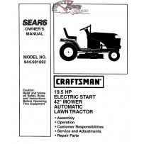 944.601892 Craftsman Parts Manual