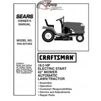 944.601952 Craftsman Parts Manual