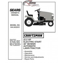 944.602051 Craftsman Parts Manual
