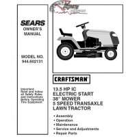944.602131 Craftsman Parts Manual