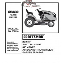 944.602690 Craftsman Parts Manual