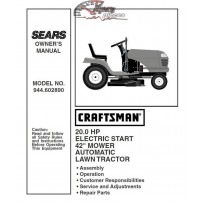 944.602890 Craftsman Parts Manual
