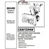 944.522431 Snowblower Craftsman Parts Manual