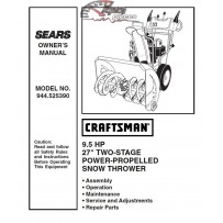 944.525390 Manuel de pièces souffleuse Craftsman