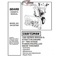 944.527393 Manuel de pièces souffleuse Craftsman