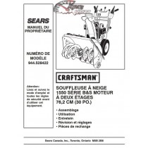 944.5284221 Snowblower Craftsman Parts Manual