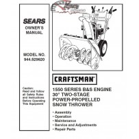 944.529620 Snowblower Craftsman Parts Manual