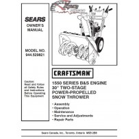 944.529821 Manuel de pièces souffleuse Craftsman