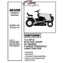944.601131 Craftsman Parts Manual