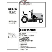 944.604910 Craftsman Parts Manual