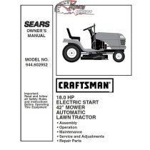 944.602952 Craftsman Parts Manual
