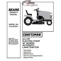 944.603001 Craftsman Parts Manual