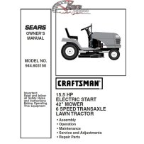 944.603150 Manuel de pièces tracteur Craftsman
