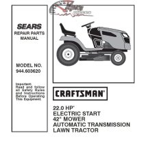 944.603620 Craftsman Parts Manual