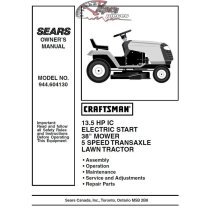 944.604130 Craftsman Parts Manual