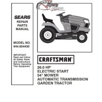 944.604430 Craftsman Parts Manual
