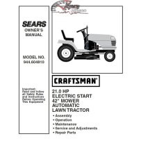 944.604810 Craftsman Parts Manual