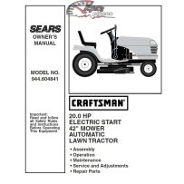 944.604841 Craftsman Parts Manual