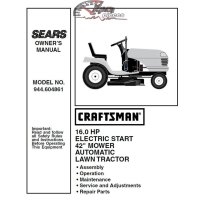 944.604861 Manuel de pièces tracteur Craftsman