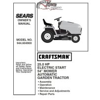 944.604900 Manuel de pièces tracteur Craftsman