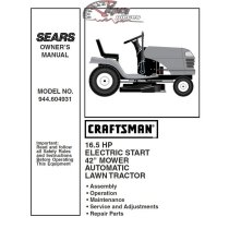 944.604931 Craftsman Parts Manual