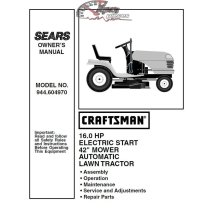944.604970 Manuel de pièces tracteur Craftsman