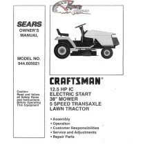 944.605021 Manuel de pièces tracteur Craftsman