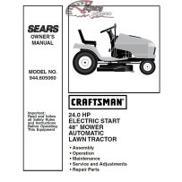 944.605060 Manuel de pièces tracteur Craftsman