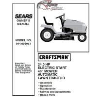 944.605061 Craftsman Parts Manual
