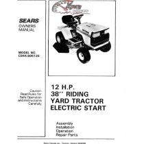 944.605120 Craftsman Parts Manual
