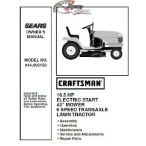 944.605150 Craftsman Parts Manual