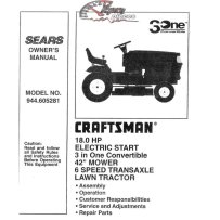 944.605281 Manuel de pièces tracteur Craftsman