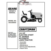 944.605650 Manuel de pièces tracteur Craftsman